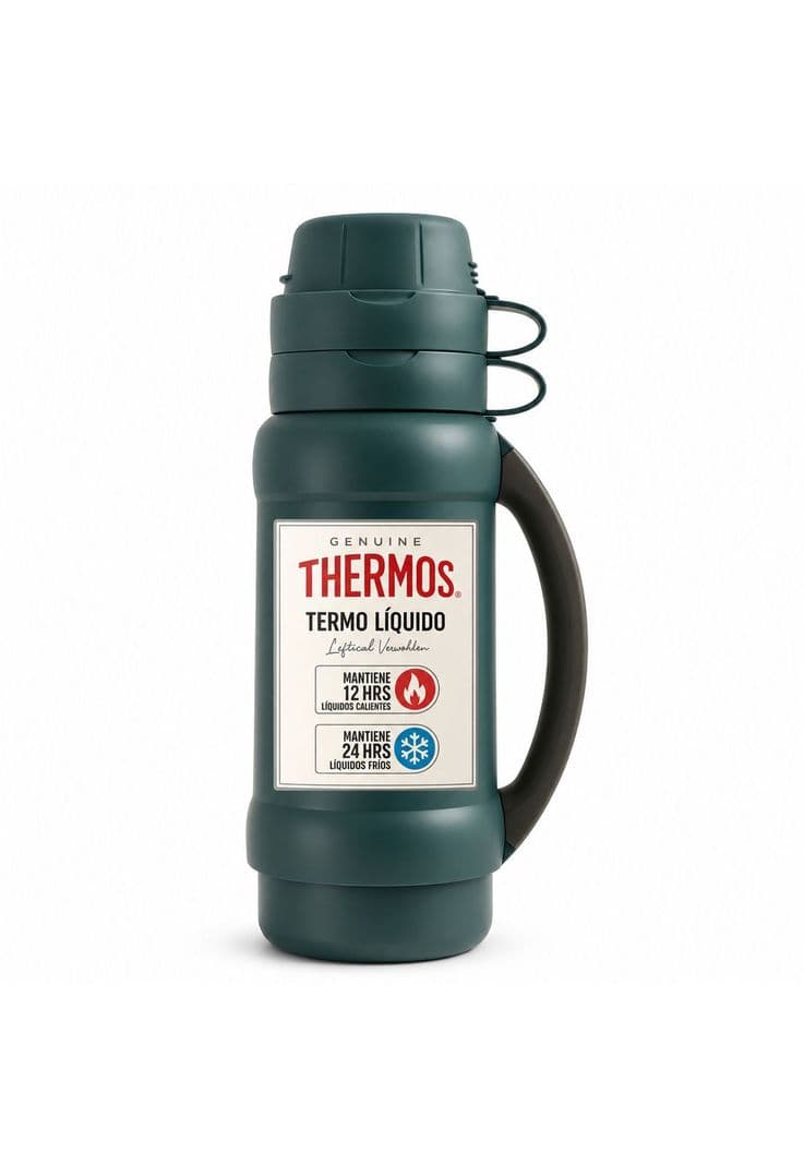TERMO Para Liquidos 1.8 Litros THERMOS 35-180-C7 Petroleo Verde Oscuro