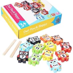 Buho Balance Juego Equilibro Madera