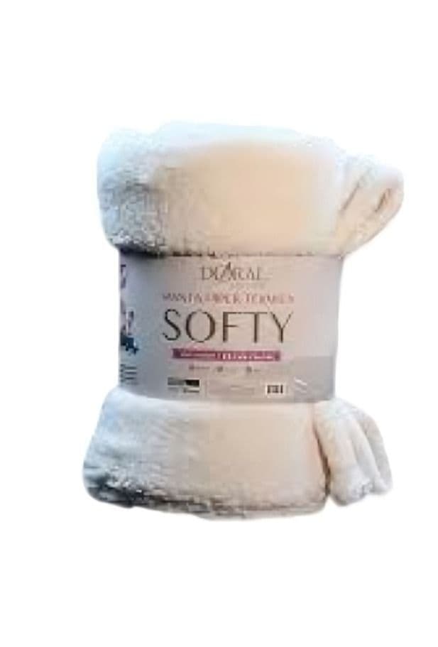 Manta Softy Lisa / Crudo Doral 127152 cm.