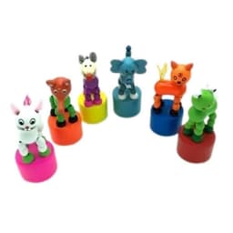 Set 2 Desvanecedor Animal Juguete de Madera Colores