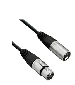 Cable Xlr Macho Hembra Balanceado De 1 Metro
