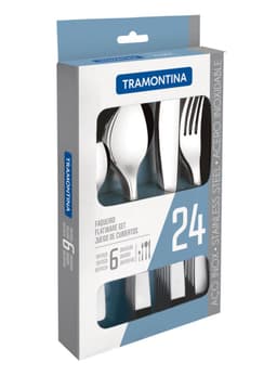Juego De Cubiertos Tramontina 24 Piezas Linea Cosmos