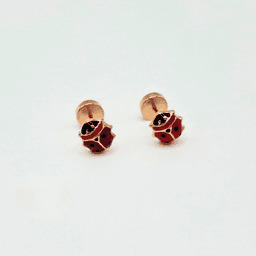 Aros abridores para bebe y nina de oro 14k modelo chinitas.