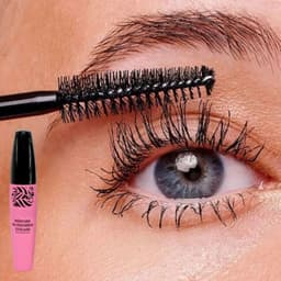 Paq 24 Mascaras Pestanas Prueba Agua Larga Duracion ALJ Negro