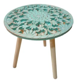 Mesa Auxiliar Decorativa Redonda Mosaico Mesa Centro Jhn