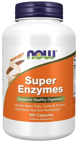 Now Foods Super Enzimas 180 capsulas