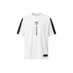 NBA Polera Speed Up Hombre Chicago Bulls Blanco S