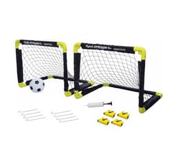Set Arcos Futbol Plegable y Marcadores De Cancha Retractil Verde
