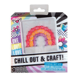 Manualidad Con Hilos Colores Arcoiris Juguetes Fashion Angel Rosado