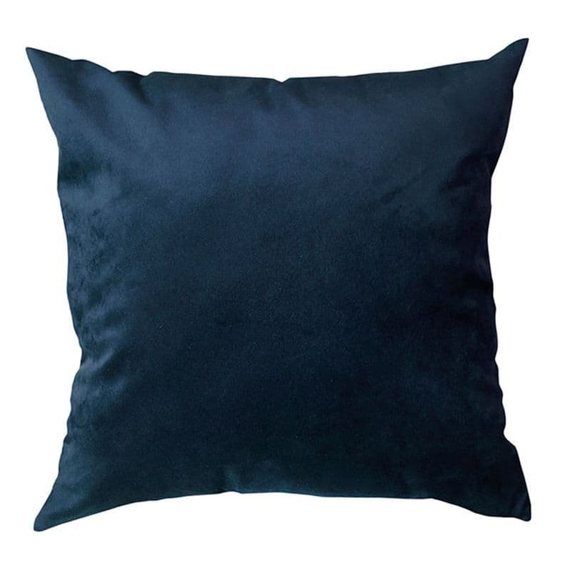 Cojin velvet 40X40 CM Azul Petroleo 40