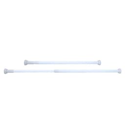 Barra para cortina de bano extensible 140x260 cm Blanco 0