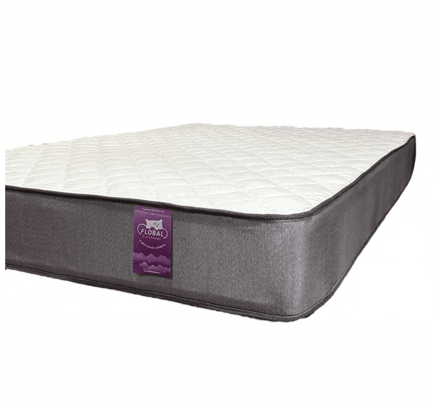 Colchon 2 Plazas Simple Espuma 150x190x20cm Flobal