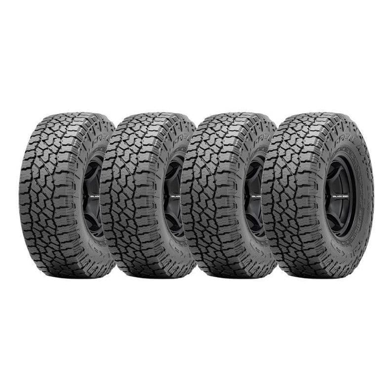Set 4 Neumaticos 265/70R17 123/120S WPAT4W Falken 10PR A/T LT TL BLK THA Negro