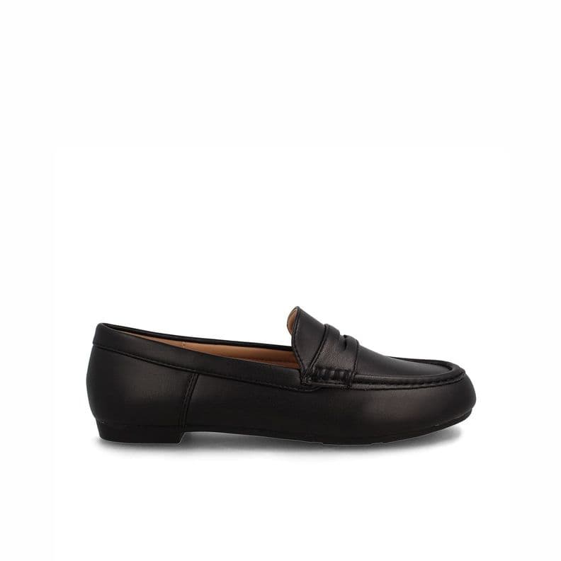 Mocasin Mujer Bata Virginia Negro 39