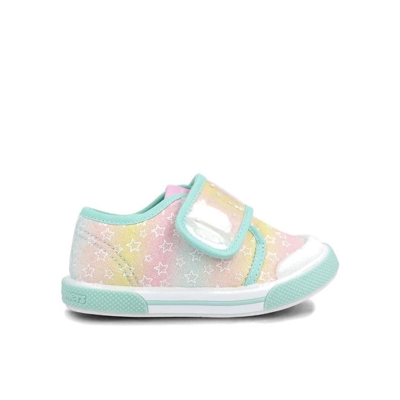 Zapatilla Nina Bubblegummers Nube Multicolor Verde Pastel 22