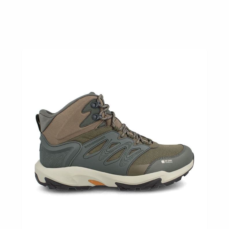 Botin Outdoor Hombre Weinbrenner X-Hiker Wild Hi Wild Verde 41