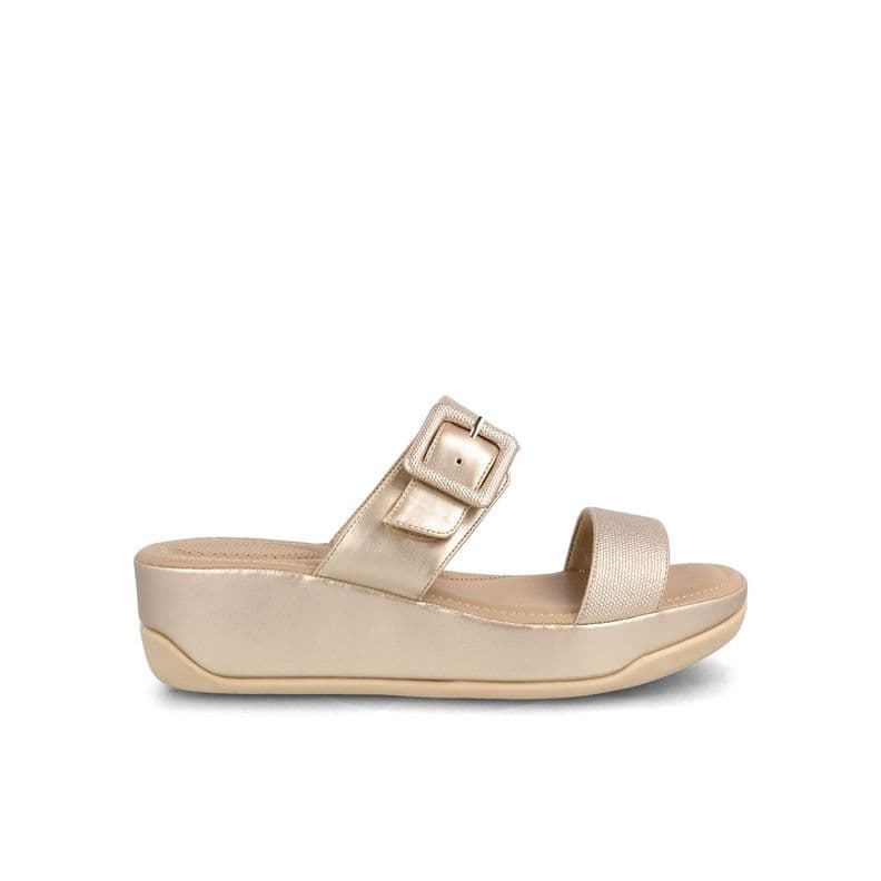 Sandalia Mujer Bata Carol Champagne I Beige 40