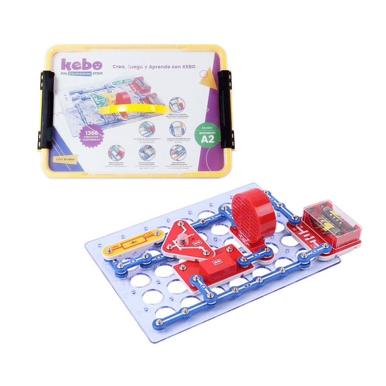 Kit Electronico Educativo Kebo Advance A2 - 1366 circuitos