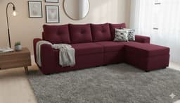 Seccional Modular Bruselas 4.1 Felpa Burdeo