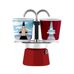 Cafetera Italiana Mini Express Magritte 2 Tazas Bialetti