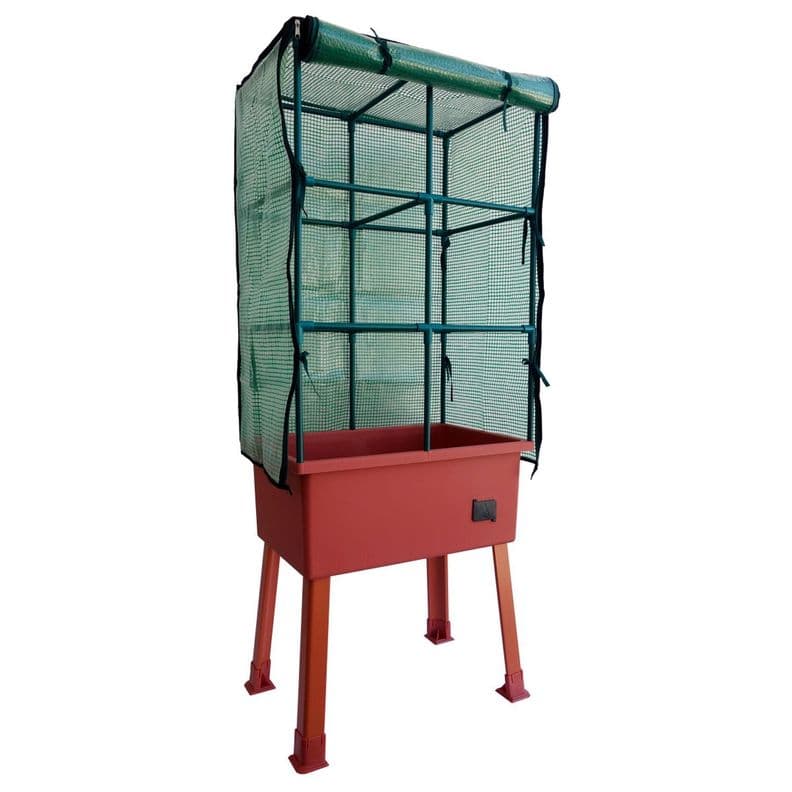 Huerto mediano terracota 40x60x150 cm.