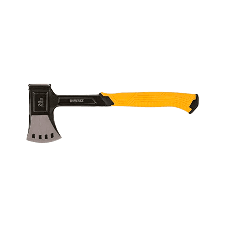 Hacha de Acero para Campista 20 oz. Dewalt DWHT51387 Amarillo 1 Kg