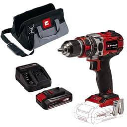 Kit Taladro Percutor Einhell Te-cd 18/50 Li-i Brushless Rojo 4 Kg