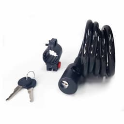 Cadena Espiral Onwheels Con Llave 1.2x150cm Negro