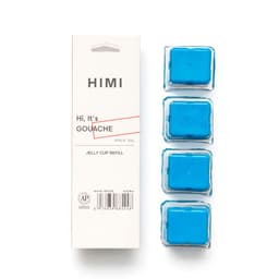 HIMI Recarga Gouache 4 unidades 30g Acid Blue Azul