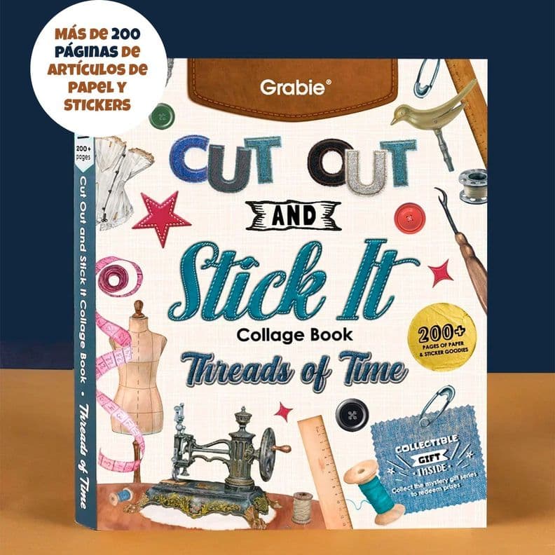 Grabie Libro de Actividades de Collage Threads of Time