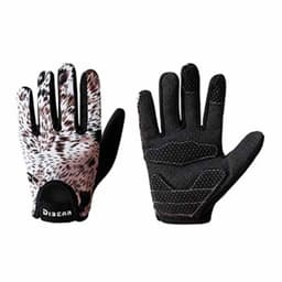 Guante Kids De Leopardo Mcycle Cafe Oscuro S