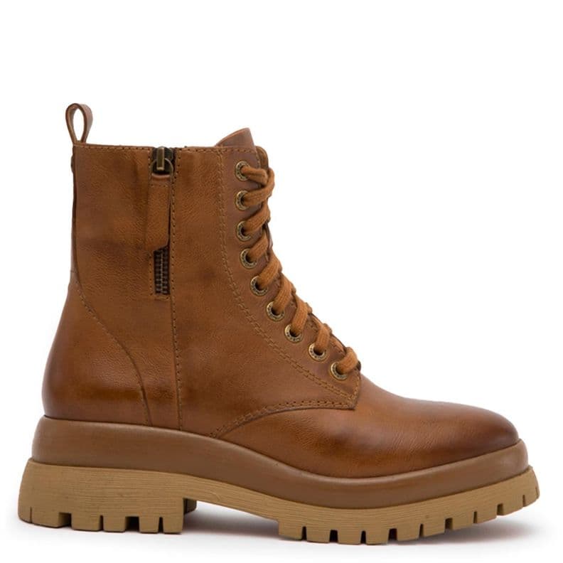 Botin de cuero mujer Gacel tostado Sarah Cafe CL 37 | UK 5 | 23.8 CM