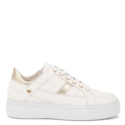 Zapatilla de cuero mujer Gacel off white Regina Blanco CL 35 | UK 3.5 | 22.5 CM