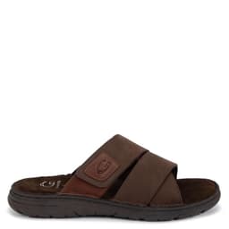 Sandalia semi abierta de cuero hombre Guante chocolate Tulum Cafe CL 40 | UK 7.5 | 25.8 CM