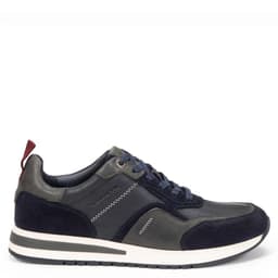 Zapatilla de cuero hombre Guante marino Pekin Azul CL 39 | UK 6.5 | 25.1 CM