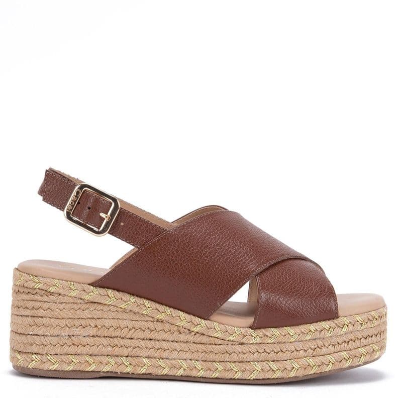 Sandalia de cuero mujer Gacel Chocolate Coni Cafe CL 38 | UK 6 | 24.4 CM