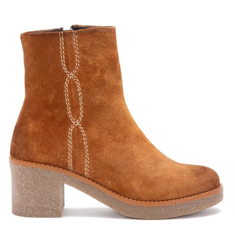 Botin de cuero mujer Gacel tostado Meg Cafe CL 36 | UK 4 | 23.1 CM