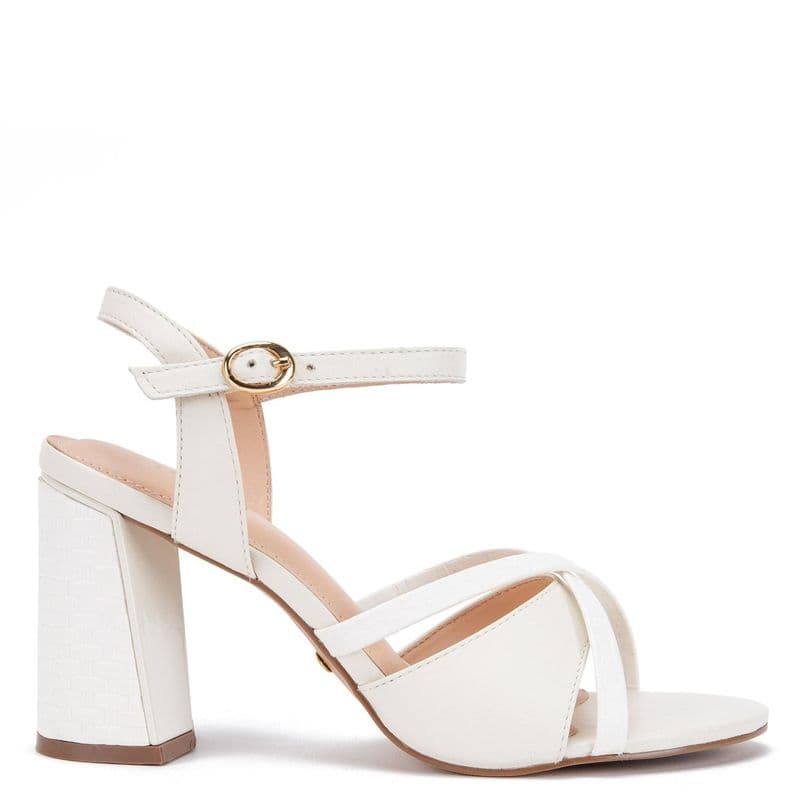 Sandalia de cuero mujer Gacel blanco Glasgow CL 34 | UK 2.5 | 21.8 CM