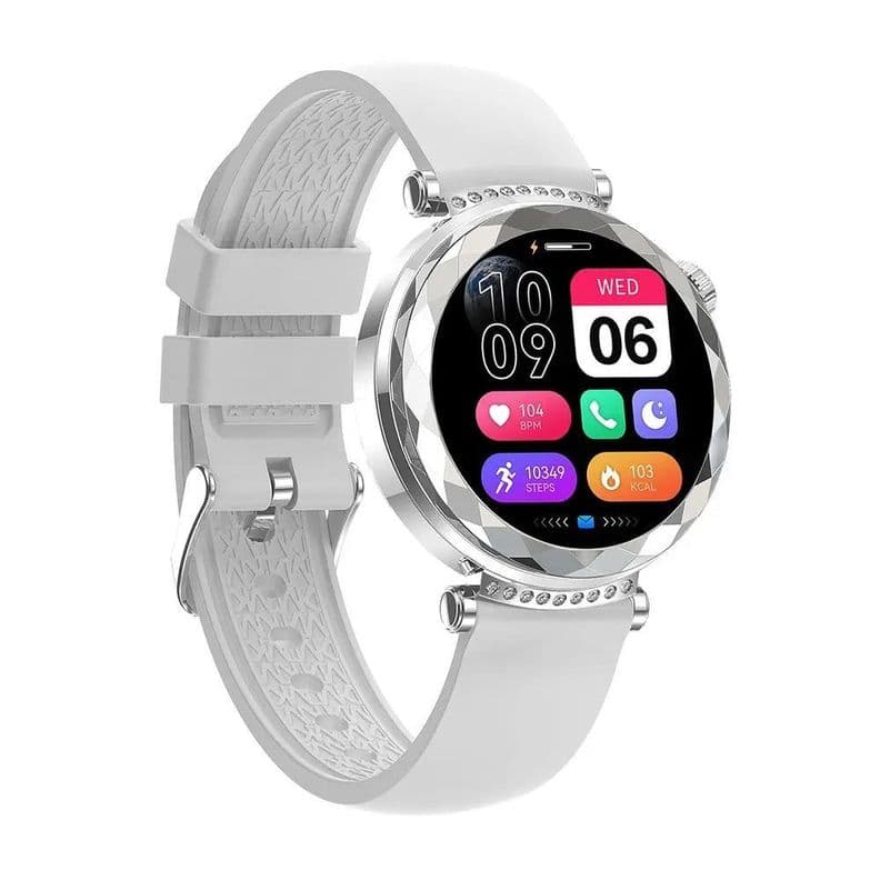 Reloj Inteligente Smartwatch HK88 Amoled IP68 NFC Notificaciones Salud IP68 Celeste