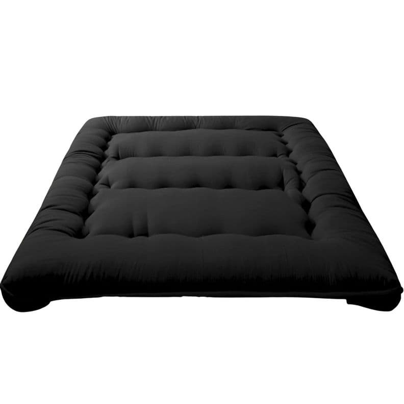 Colchoneta Colchon 2 metros Esterilla Plegable Poli ster Negro 0