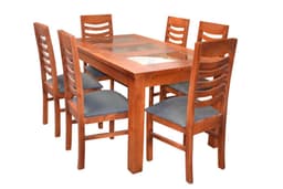 Jgo Comedor Nemesis 6s Caramelo