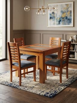 Jgo Comedor Florencia 4S Caramelo
