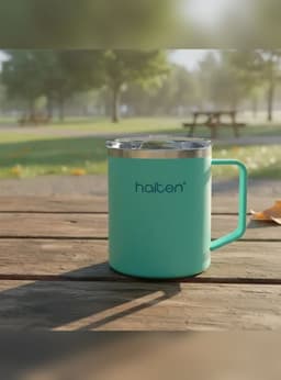 Termo Mug Acero Inoxidable 450 Ml Halten Funny Verde