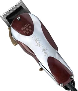 WAHL MAQUINA CORTE PELO MAGIC CLIP PROFESIONAL BARBERIA ORIG PLATA/ROJO Acero