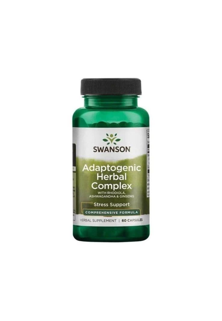 Adaptogeno Complex (Rhodiola, Ashwagandha, Gingseng) 60 capsulas
