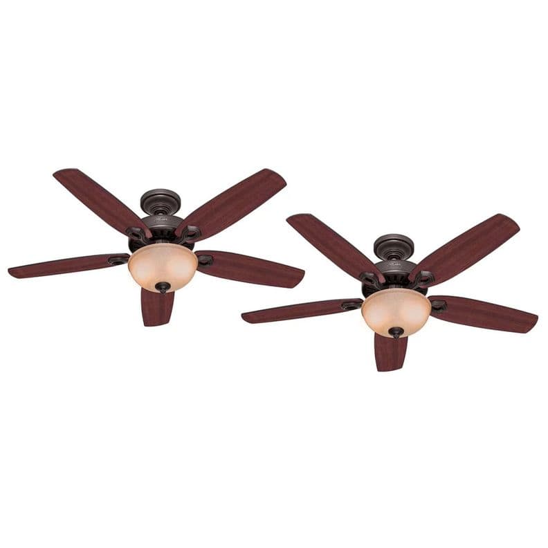 PACK X2 VENTILADOR TECHO BUILDER DELUXE 52 Cafe