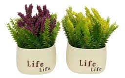 Set 2 Arreglos Florales Artificiales Frescura Silvestre ALJ