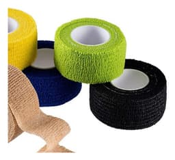 Set 15 Vendas Coban Elastica Primeros Auxilio 2,5cmx4,5m Lau