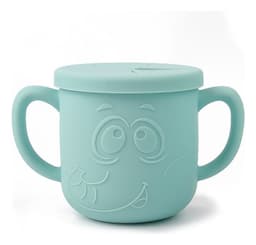 Vaso Taza Pajita Silicona Bebedero Aprendizaje Asa Bebe Lau