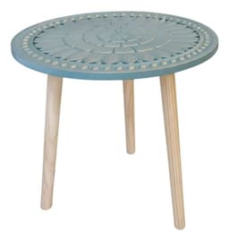 Mesa Centro Redonda Decorativa Auxiliar Moderno Hogar Jhn